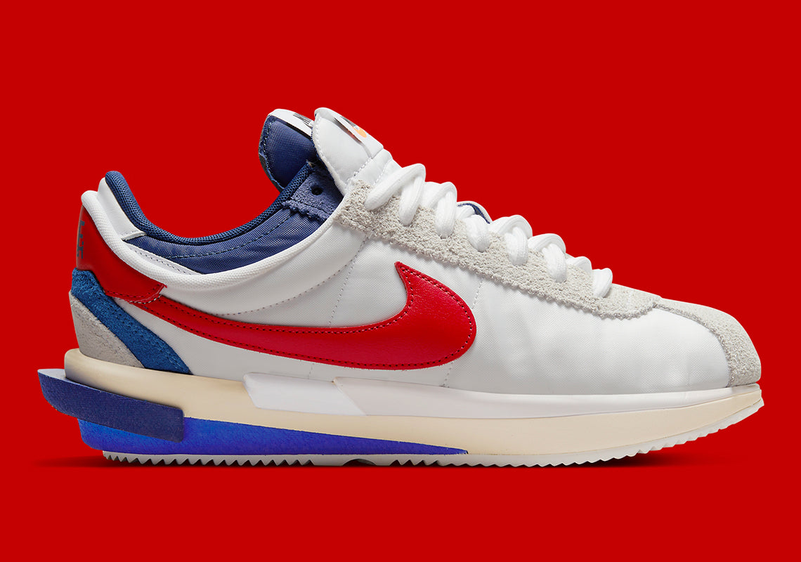 Nike Zoom Cortez SP sacai White University Red Blue